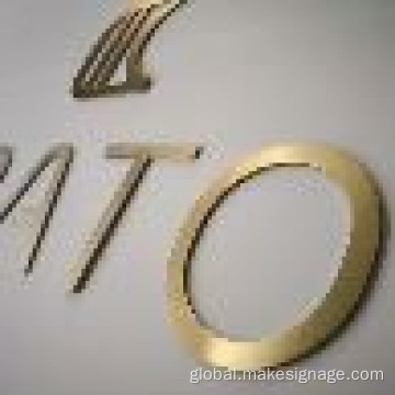 China Plating Laser Cutting Metal Letter Factory